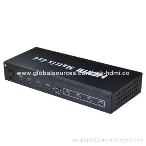 HDMI matrix 4x4 with RS 232